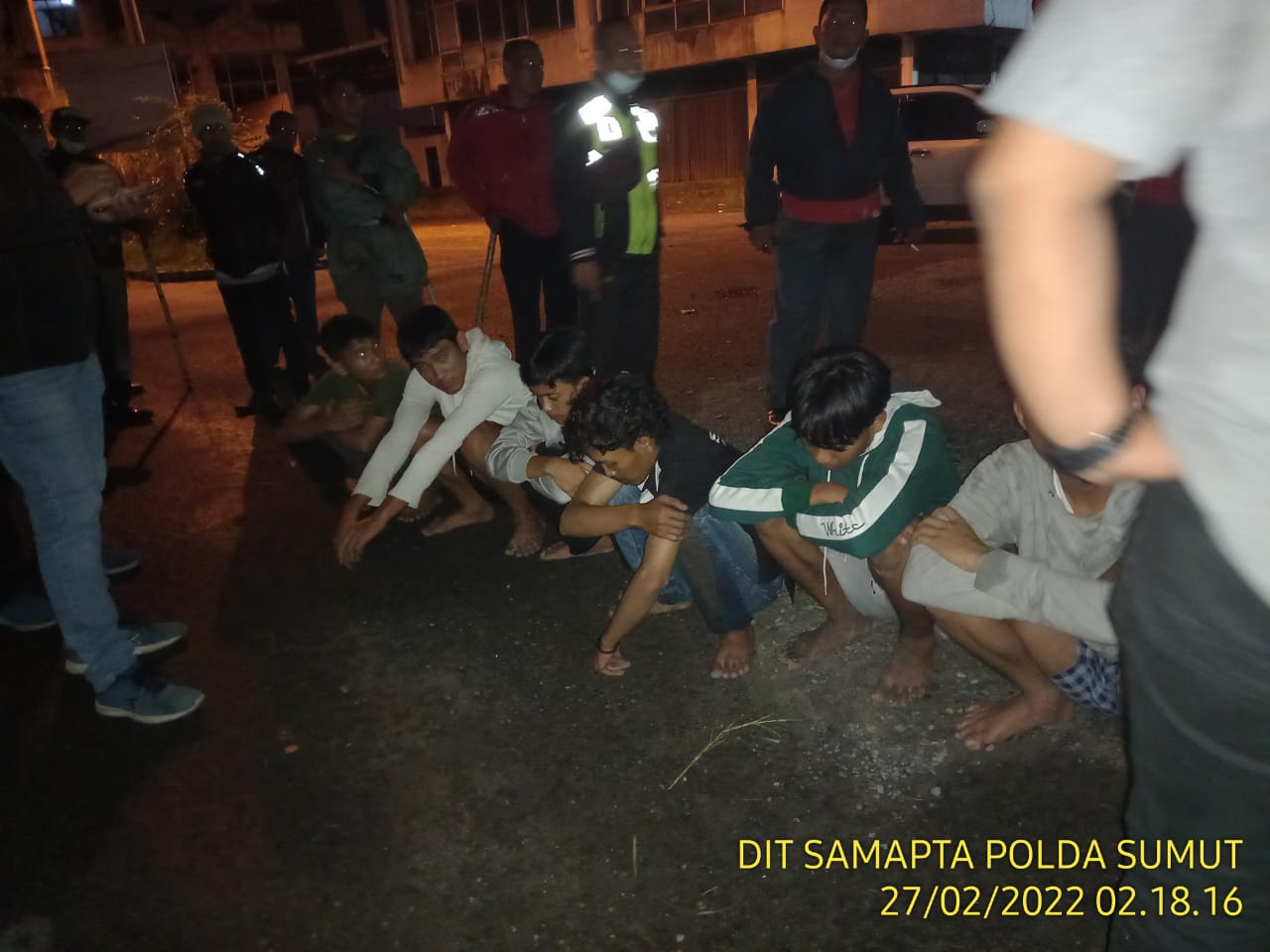 Puluhan Pelaku Balap Liar dan Tawuran Disikat Tim Reaksi Cepat Rajawali Dit Sabhara Polda Sumut