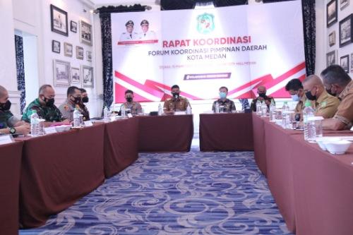 Walikota Hadiri Rapat Koordinasi Forkopimda