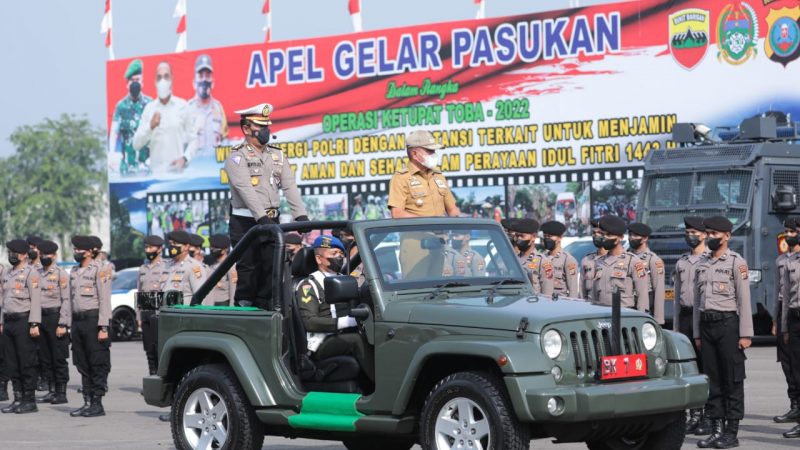 Gelar Pasukan Operasi Ketupat 2022, Kapolda Sumut Jamin Keamanan dan Kenyamanan Pemudik