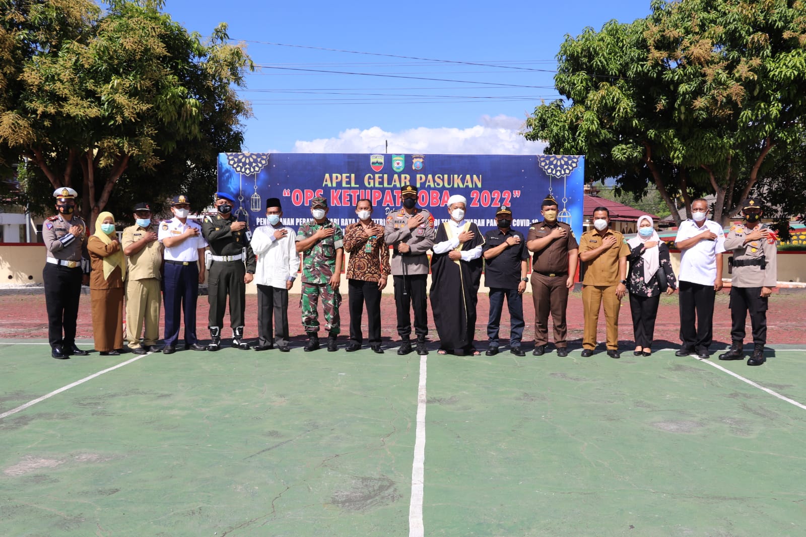 Menyambut Hari Raya Idul Fitri 1443 H, Polres Madina Kerahkan 229 Personil Gabungan TNI-Polri Dan Instansi Terkait
