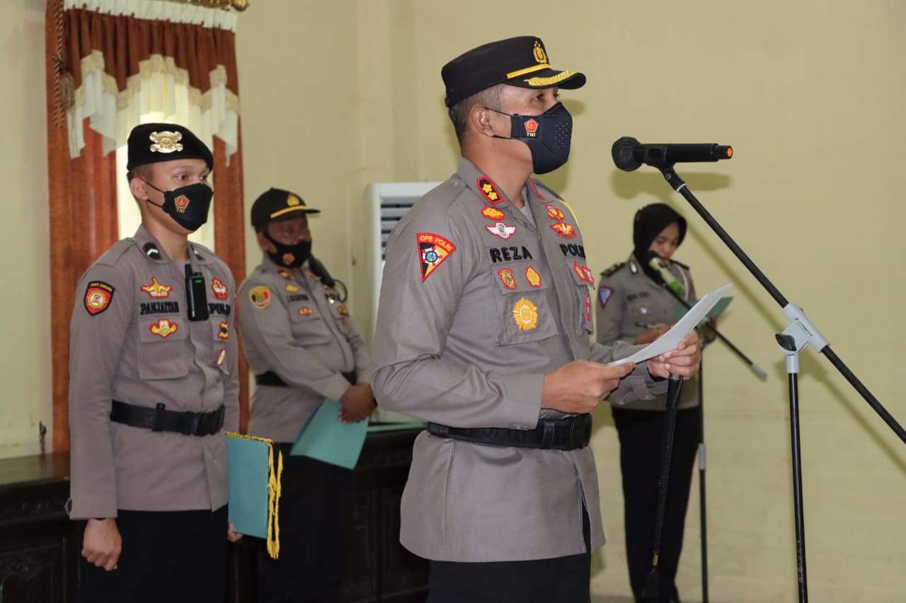 Kapolres Madina Pimpin Sertijab 6 PJU Jajaran Polres