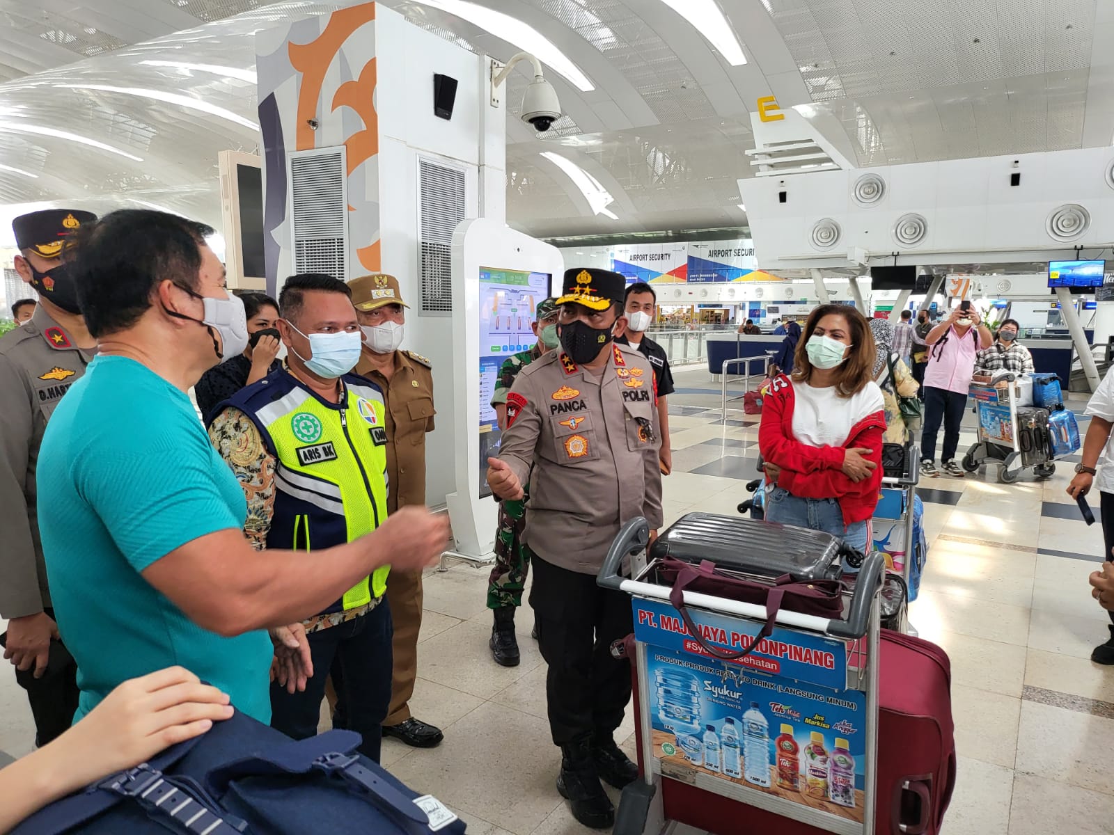 Kapolda Sumut Cek Kesiapan Bandara Internasional Kualanamu Sambut Pemudik