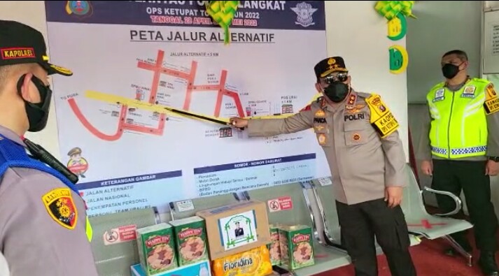 Berlakukan One Way Arus Balik, Kapolda Sumut Turun di Jalinsum Langkat