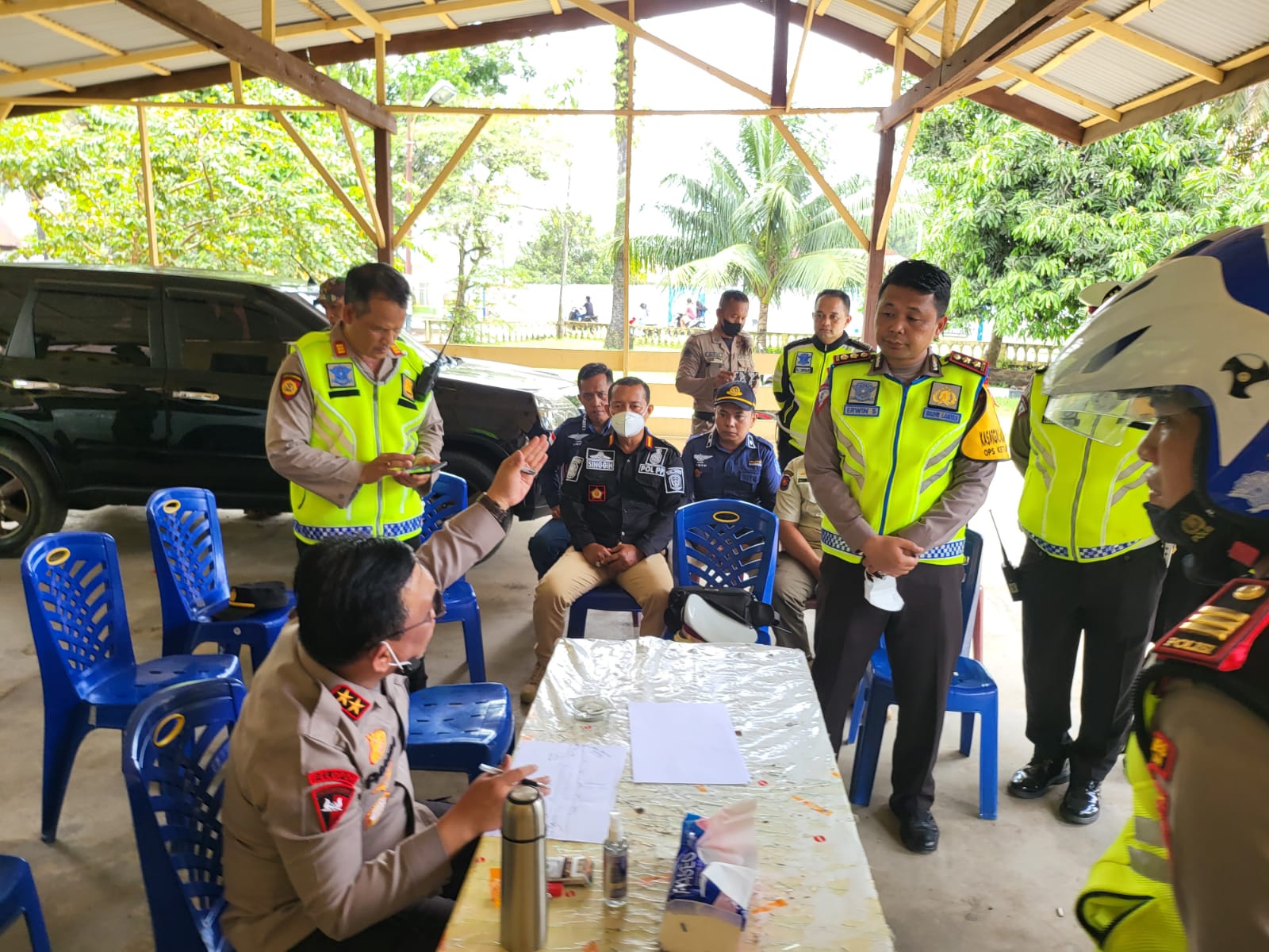 Hadapi Arus Balik Lebaran 2022, Kapolda Sumut Tinjau Langsung Jalinsum Labuhan Batu