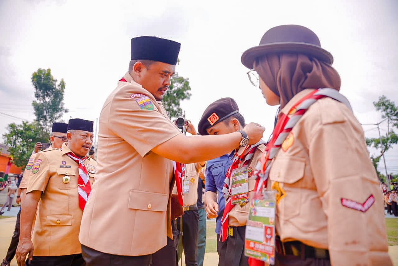 Walikota Medan Hadiri Jambore Pramuka