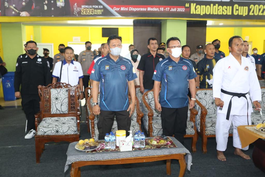Polda Sumatera Utara menggelar Kejurda Karate INKANAS Sumut Kapoldasu Cup 2022