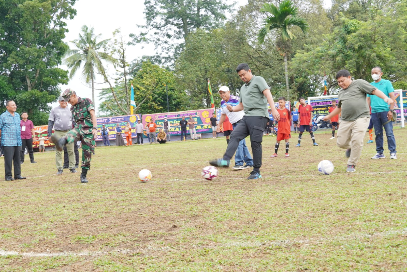 Buka Turnamen U 13 di Medan Tuntungan, Bobby Nasution Harap Sepak Bola Jauhkan Generasi Muda Dari Narkoba