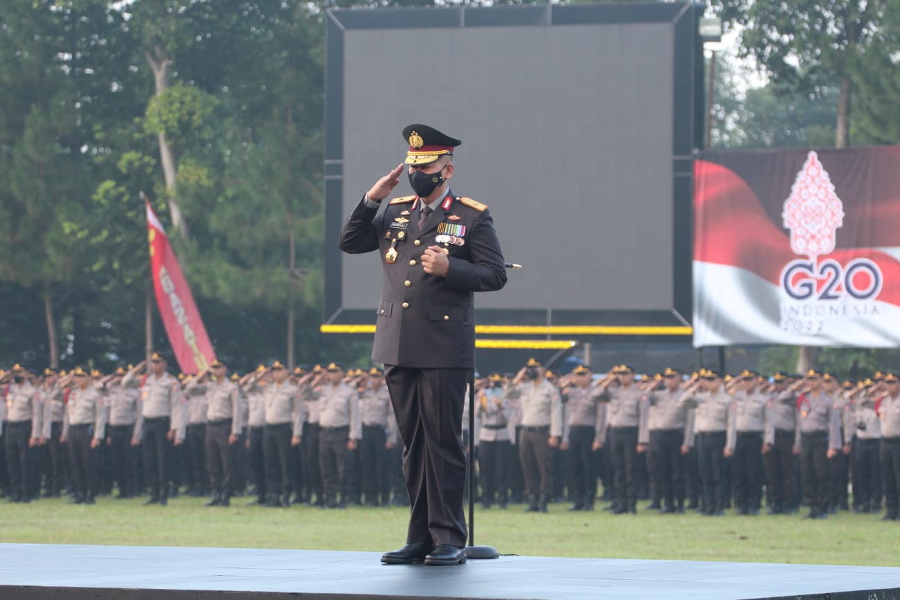 Kasetukpa Lemdiklat Polri Pimpin Upacara Peringatan HUT RI ke 77