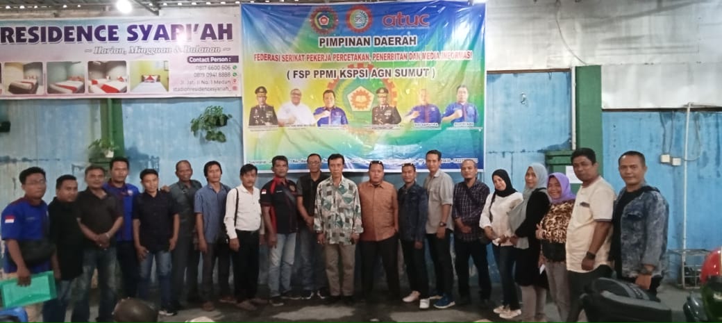 FSP PPMI K.SPSI AGN Sumut Gelar Silaturahmi Bersama Wartawan