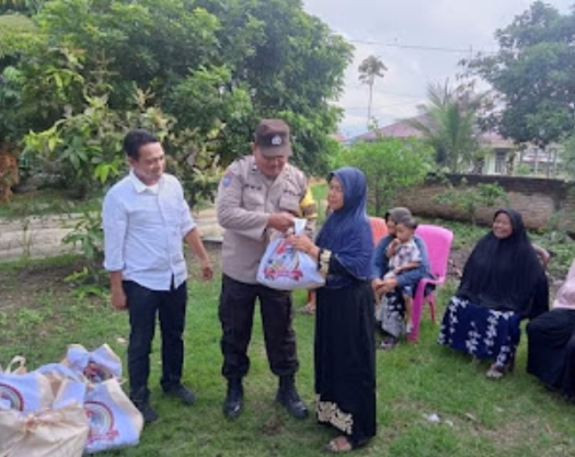 Polres Sergai Giat Pemberian Bantuan Sosial Ke Warga Masyarakat Yang Kurang Mampu