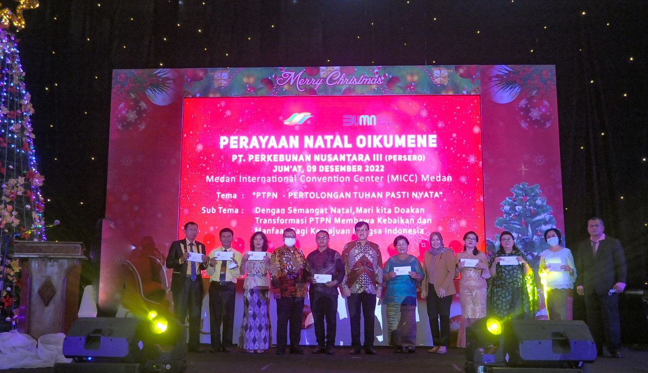 PTPN III Laksanakan Natal Oikumene Tahun 2022