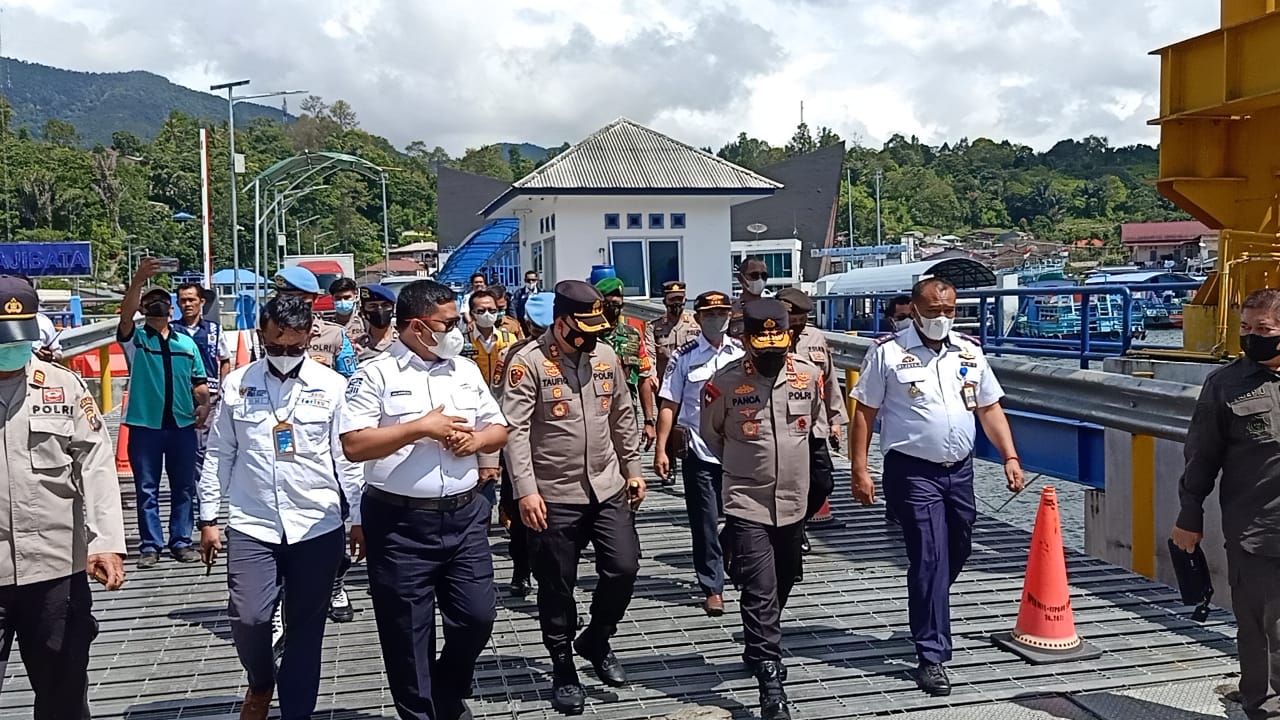 Jelang Nataru, Kapolda Sumut Cek Pelabuhan Ajibata Kabupaten Toba