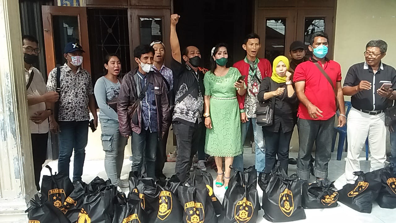Melalui PB Pendawa Indonesia, Komunitas Media Online Medan Terima Sembako dari Kabareskrim Polri