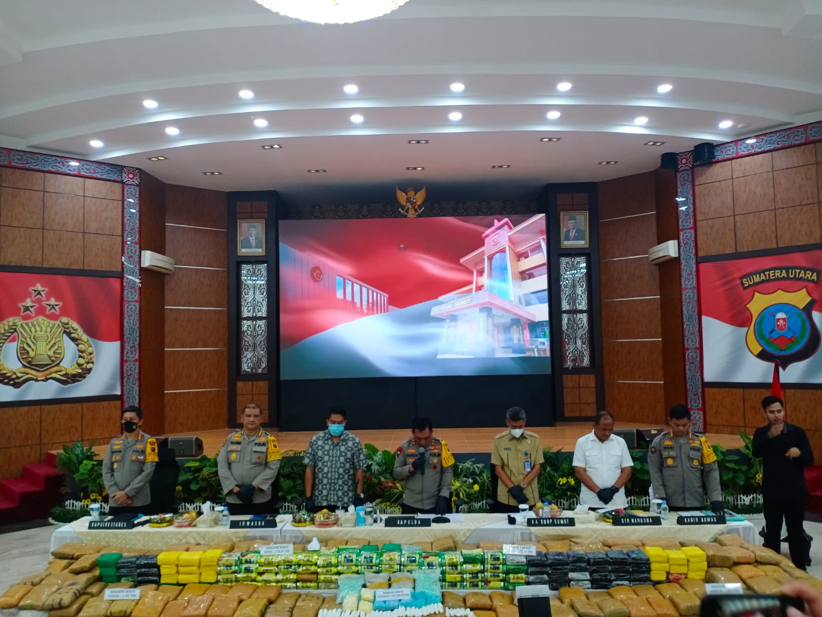 Tutup Akhir Tahun, Polda Sumut Musnahkan Narkotika Senilai 185 Milyar