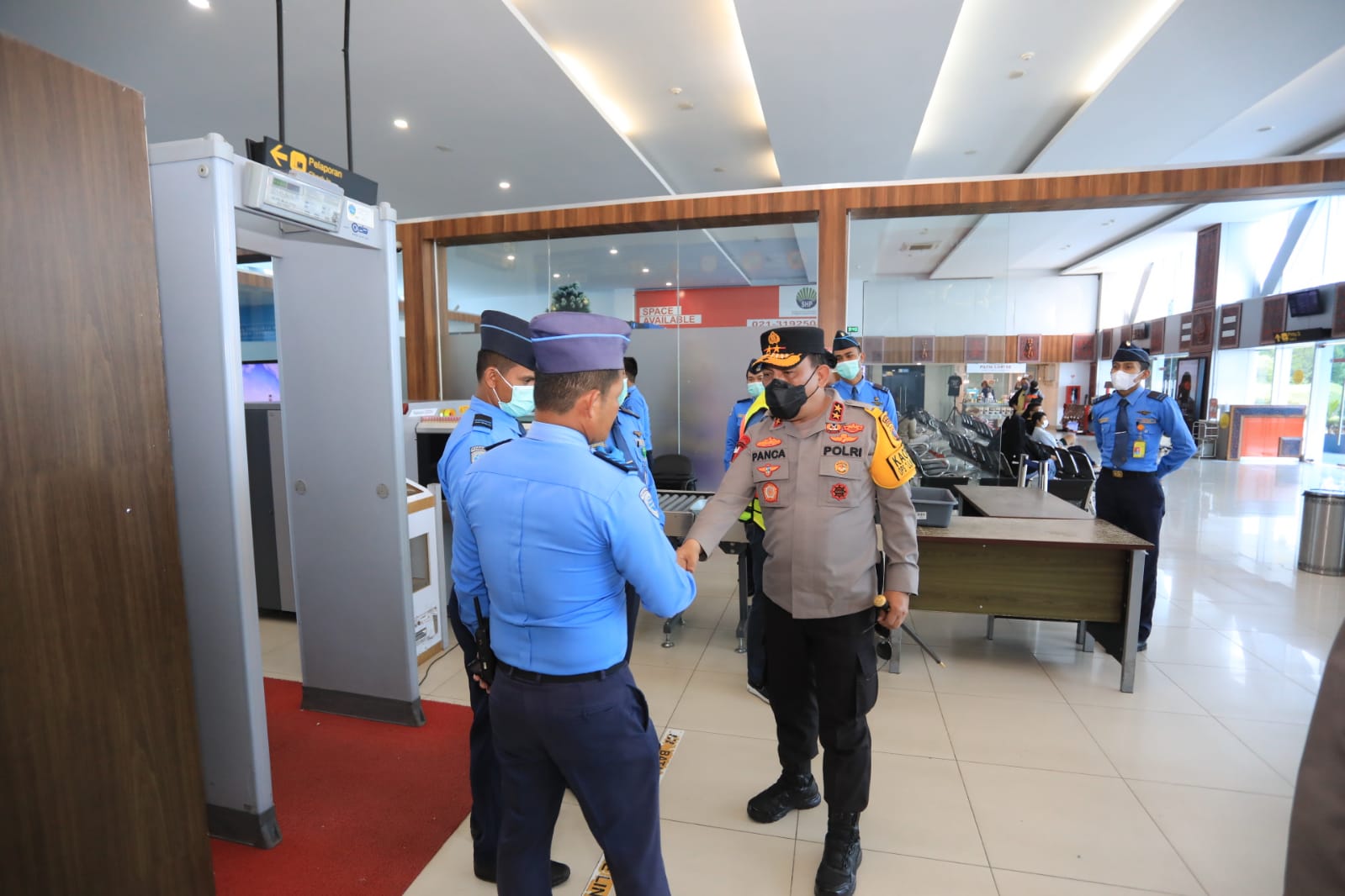 Kapolda Sumut Pantau Aktivitas Bandara Silangit dan Lalu Lintas di Tahun Baru 2023