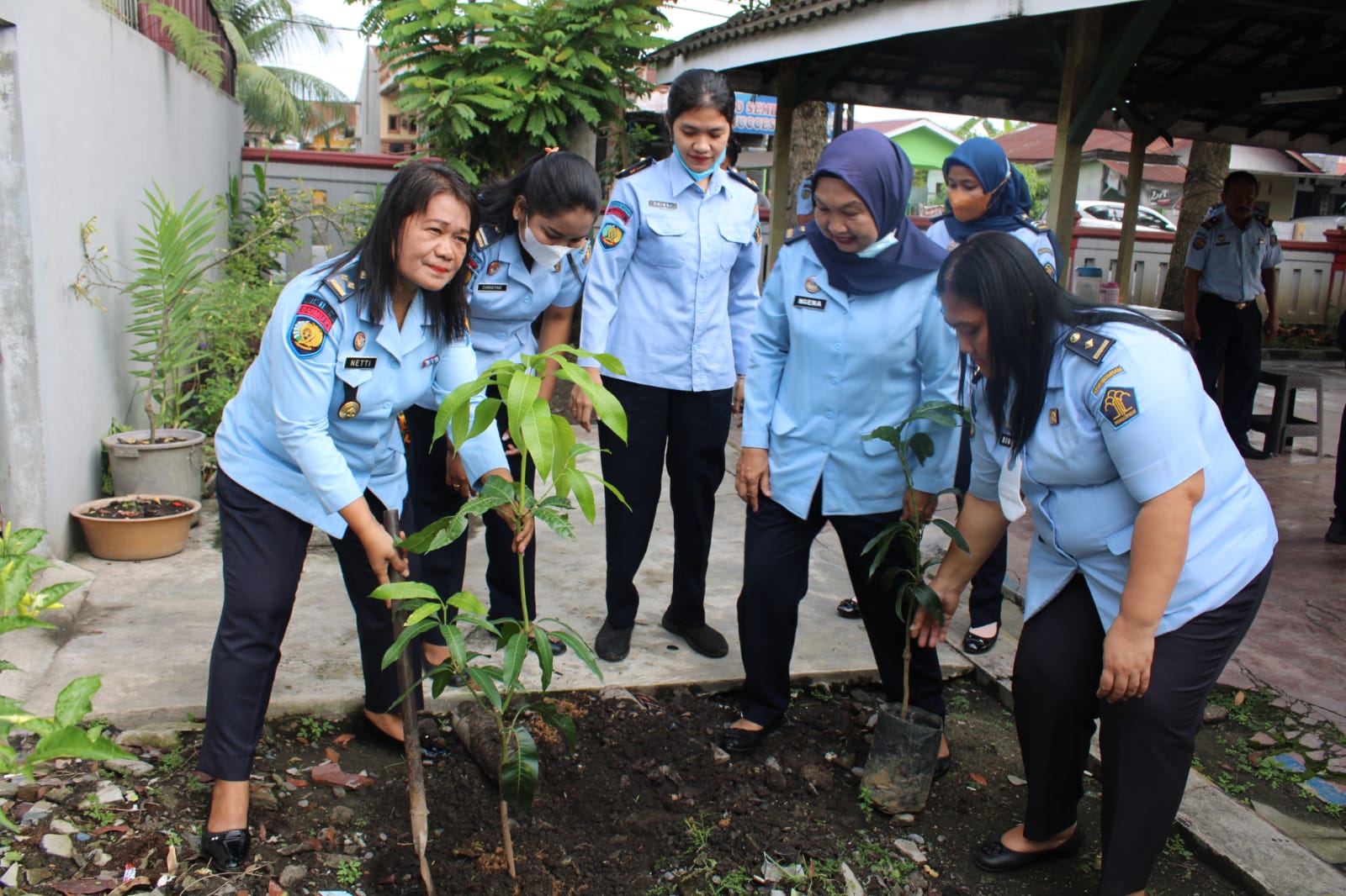 Gerakan Satu Juta Pohon di Rutan Kelas 1 Medan