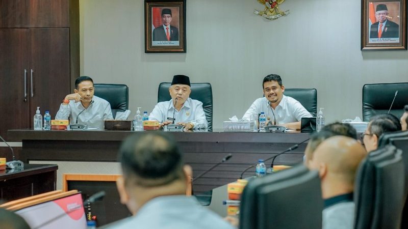 Bupati Malang Diskusi Dengan Bobby Nasution Terkait Peningkatan PAD Melalui Retribusi Parkir