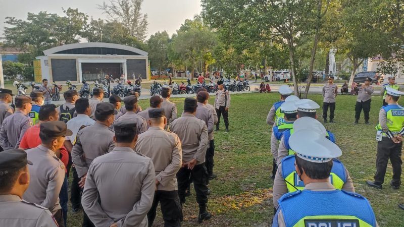 Polresta Deli Serdang laksanakan Pengamanan Tabligh Akbar Ustad Abdul Somad di Masjid Agung Pemkab. Deli Serdang