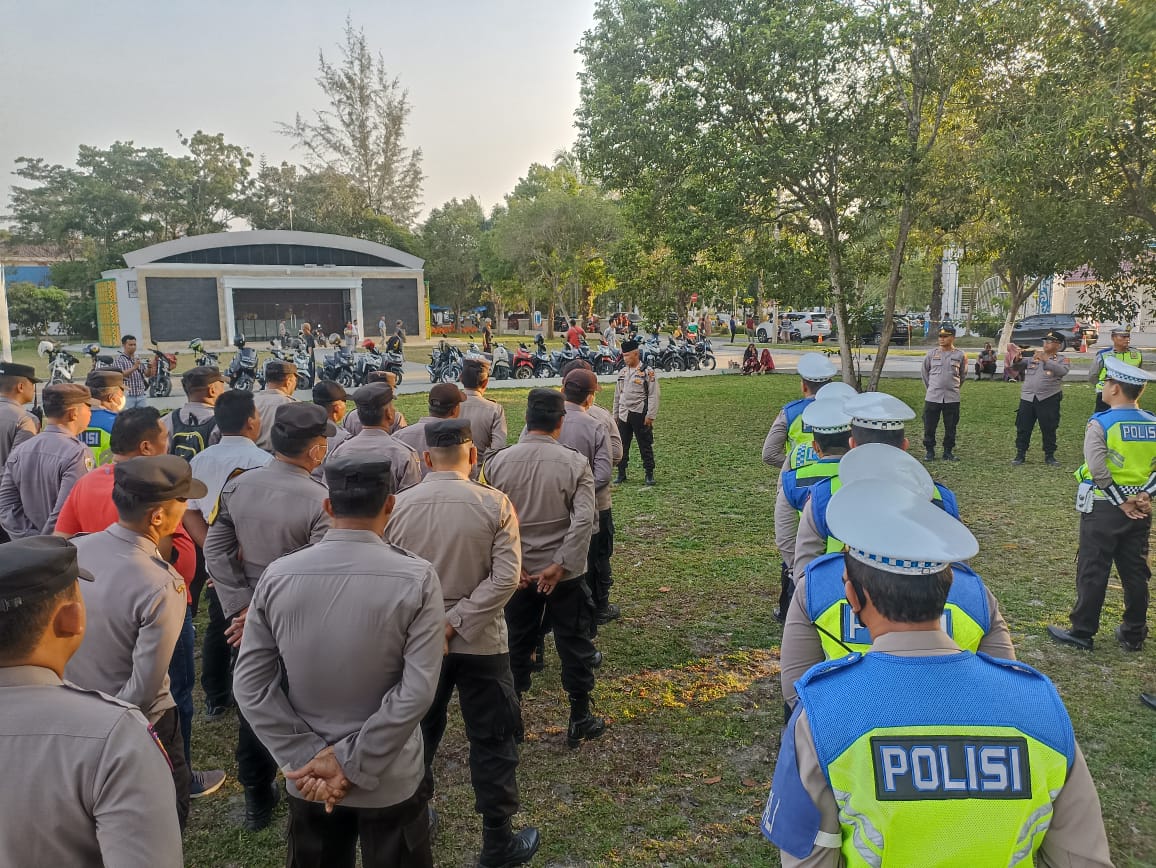 Polresta Deli Serdang laksanakan Pengamanan Tabligh Akbar Ustad Abdul Somad di Masjid Agung Pemkab. Deli Serdang