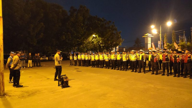 Bersama TNI, Polresta Deli Serdang Gelar Patroli Skala Besar