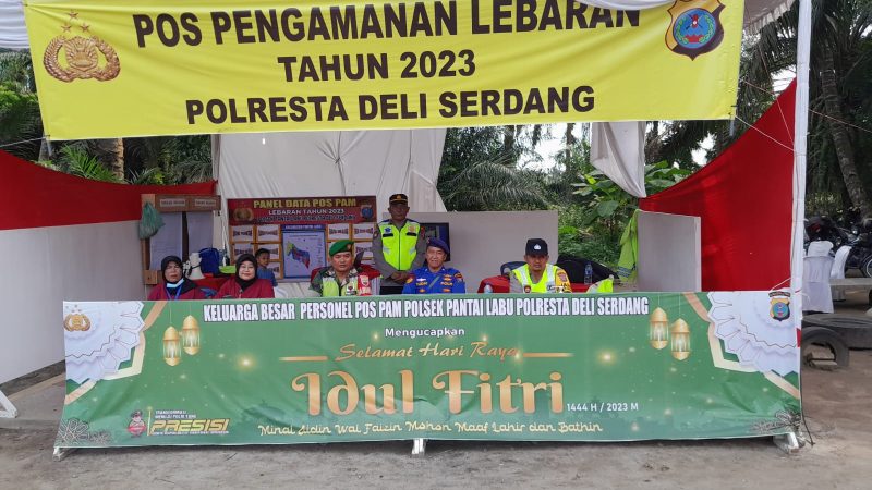 Ops Ketupat Toba 2023, Polresta Deli Serdang Bersinergi Dengan TNI dan Instansi Lainnya