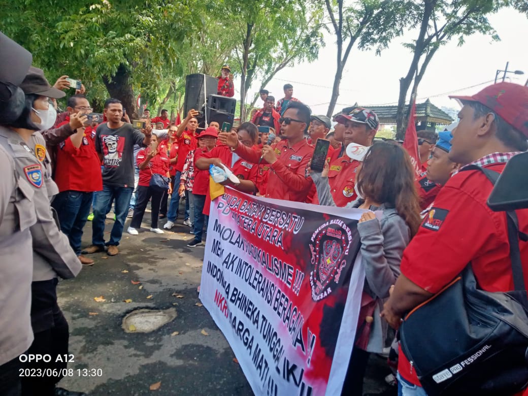 Pemuda Batak Bersatu DPD Sumut Gelar Aksi Demo di Medan