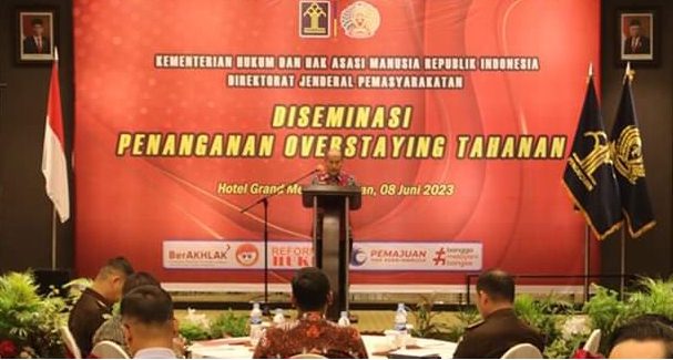 Rutan Kelas I Medan Mengikuti Diseminasi Penanganan Overstaying di Lapas-Rutan