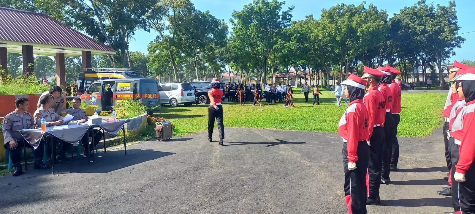 Meriahkan Hari Bhayangkara ke 77, Polres Binjai Gelar Lomba PBB Tingkat SMA dan SMP