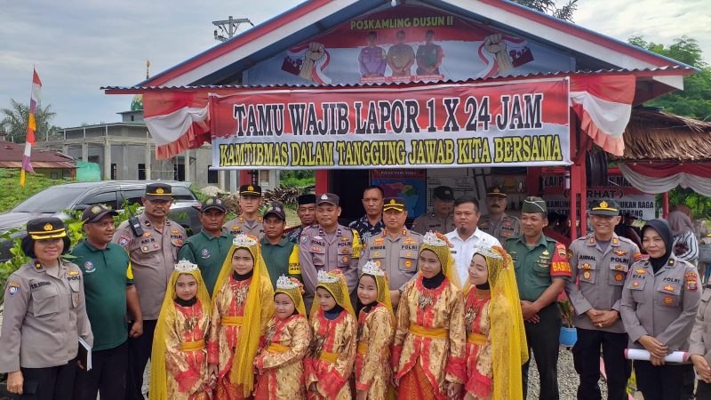 Kasat Binmas Polresta Deli Serdang Dampingi Wadir Binmas Polda Sumut Dalam Penilaian Lomba Sat kamling
