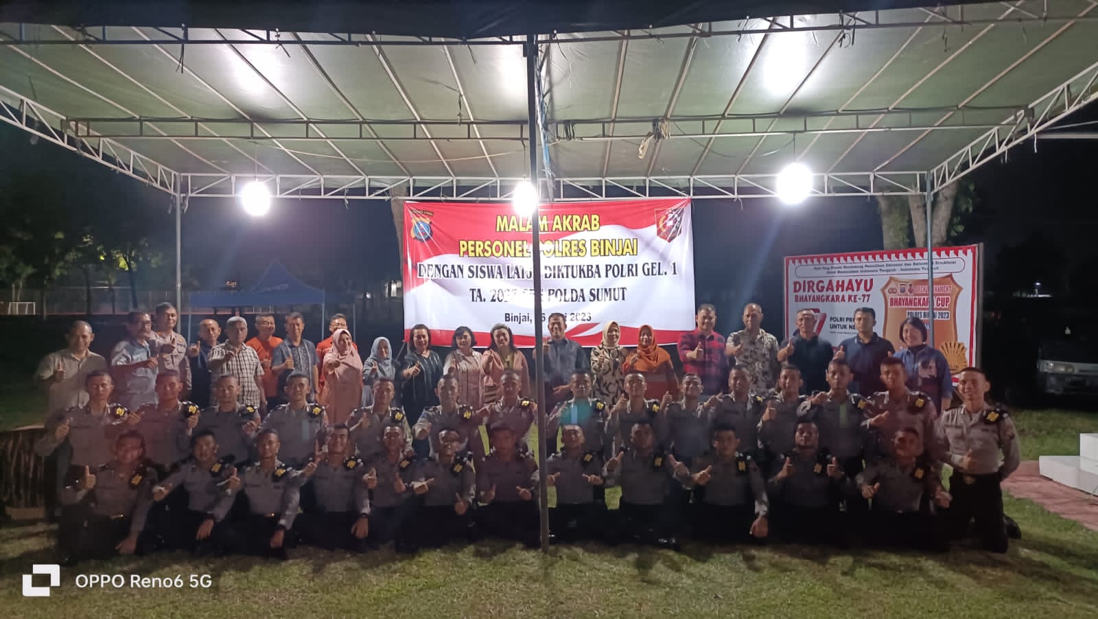 Kapolres Binjai Malam Akrab Dengan Siswa Latja Diktuba Polri