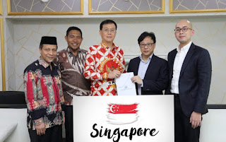 Hasyim Menerima Kunjungan Konsulat Singapore