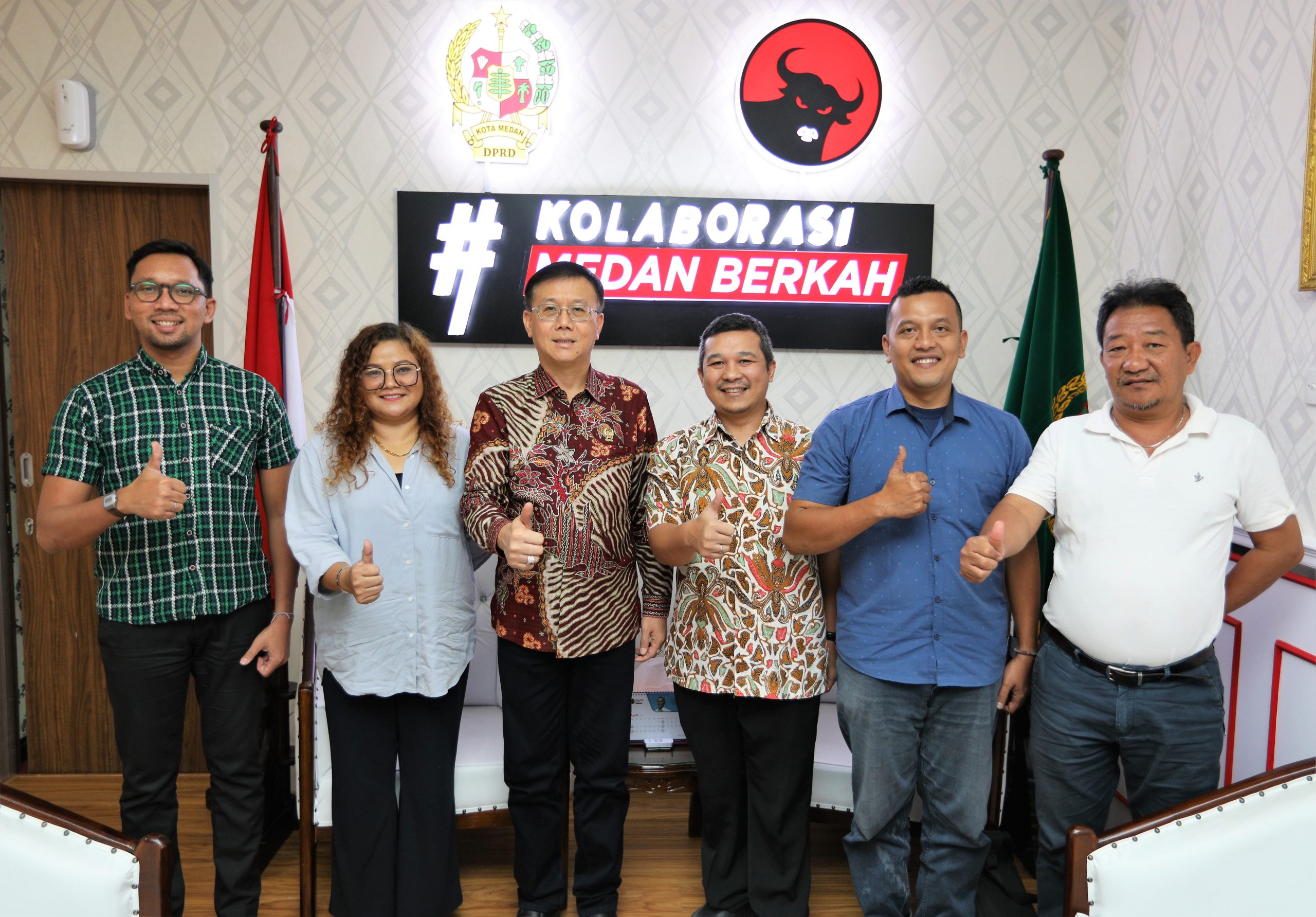 Ketua DPRD Medan Terima Kunjungan Medan Glurious