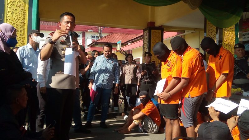 Polres Belawan Bersama Walikota Medan Paparkan Sejumlah Kasus Viral