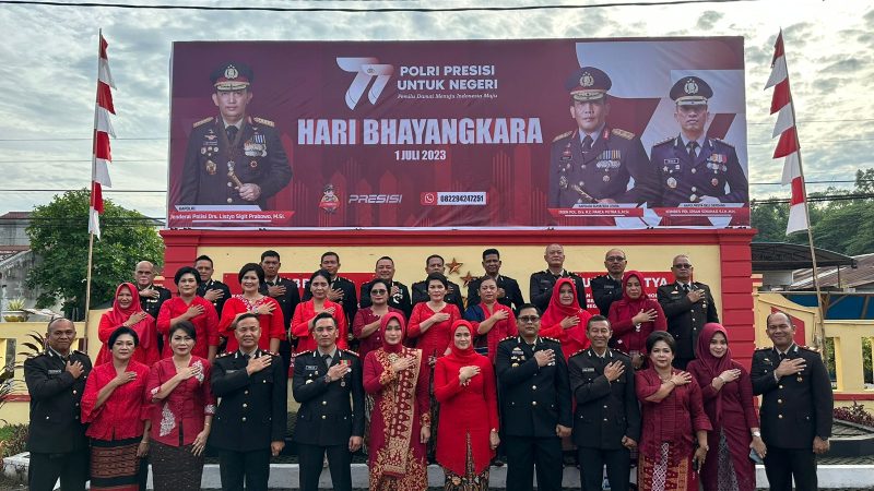Polresta Deli Serdang Gelar Upacara Peringatan Hari Bhayangkara Ke – 77