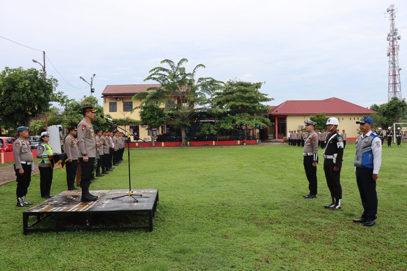 Polresta Deli Serdang Gelar Apel Pasukan Ops Patuh Toba 2023