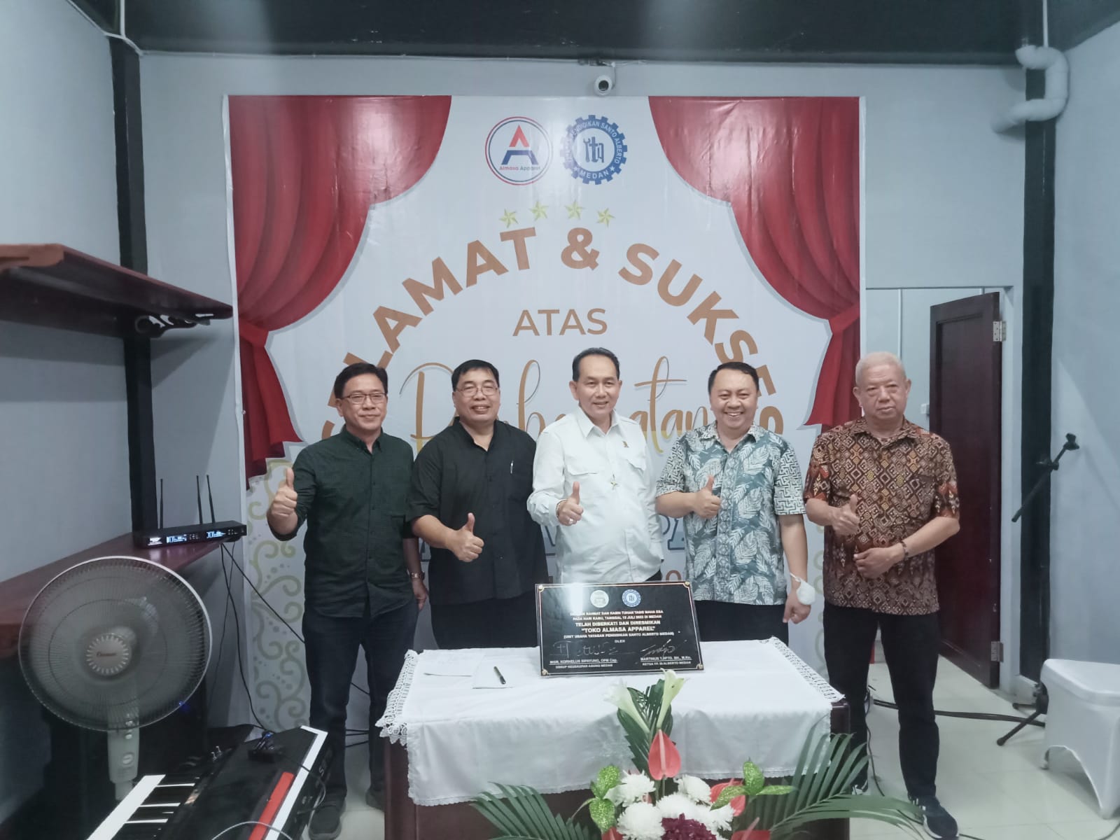 Acara Peresmian dan Pemberkatan Toko Almasa Apparel Berlangsung Sukses