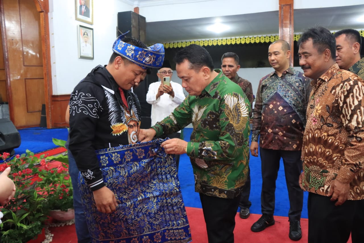 Forkopimda Sambut Kapolres Binjai yg baru AKBP RIO ALEXANDER PANELEWEN SIK