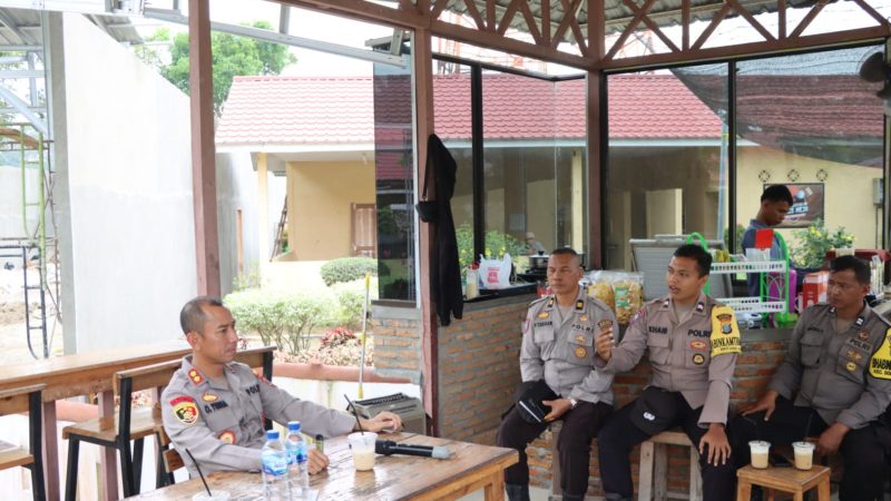 Kapolres Sergai Memberikan Pengarahan dan Motivasi ke Personil Bhabinkamtibmas