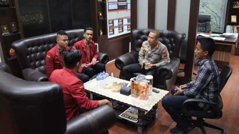 Kapolres Sergai Terima Audensi Dengan IMM Ilmu Pendidikan UMSU