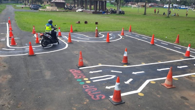 Satpas Polres Binjai Ujicoba Lapangan Baru Untuk Praktik SIM