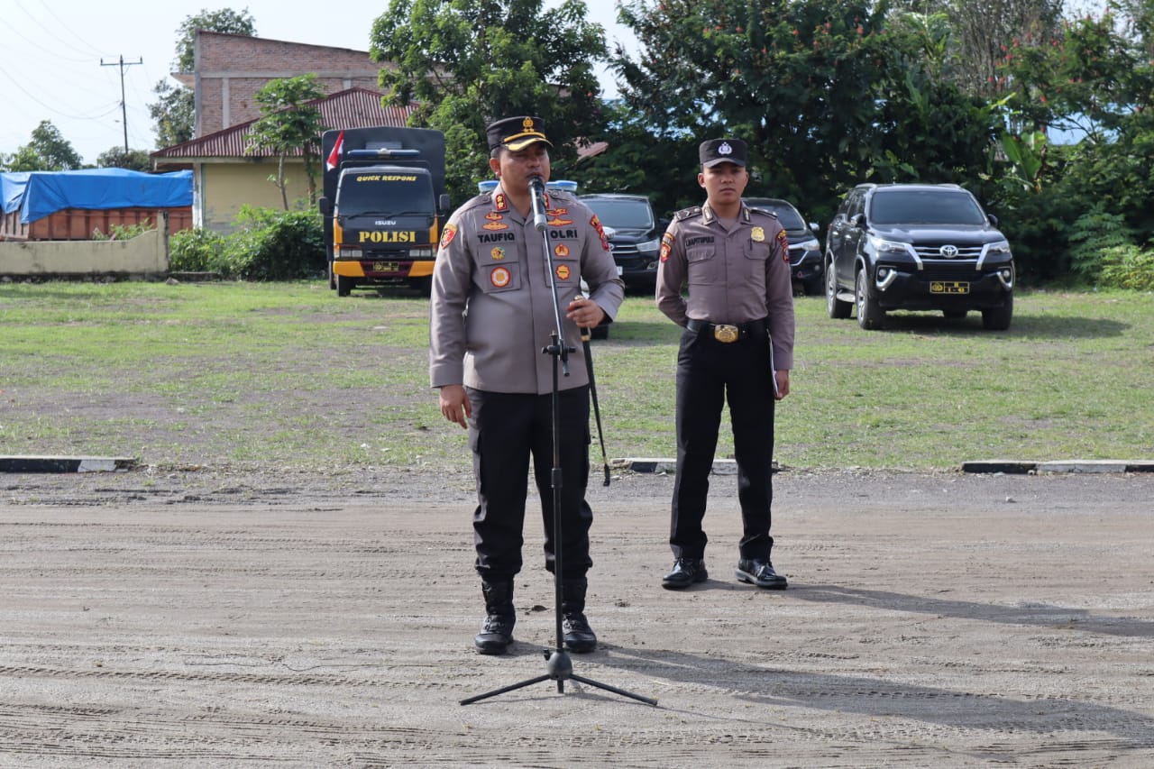 Kapolres Toba Kunker Ke Polsek Habinsaran
