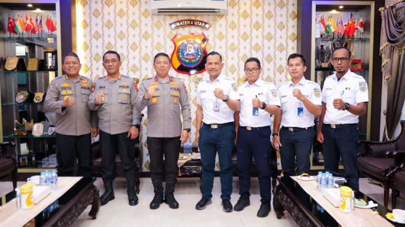 Polda Sumut dan PT KAI Bersinergi Ciptakan Ruang Publik Aman