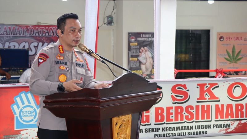 Forkopimda Kabupaten Deli Serdang Resmikan Posko Kampung Bersinar di Lubuk Pakam