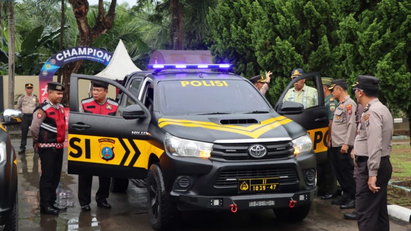 Pemberian Hibah Kendaraan Patroli Untuk Keamanan di Kabupaten Serdang Bedagai
