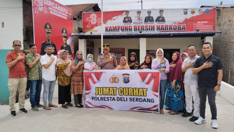 Giat Rutin Jumat Curhat Polresta Deli Serdang