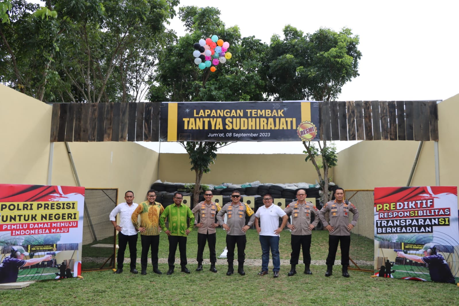 Kapolda Sumatera Utara Meresmikan Lapangan Tembak Tantya Sudhirajati Polres Serdang Bedagai