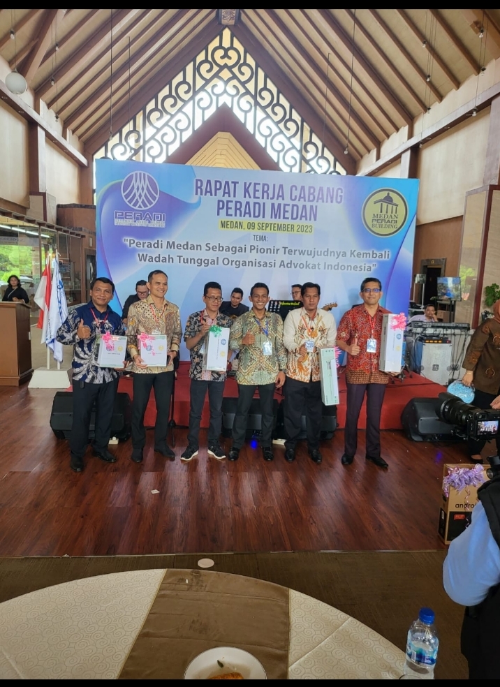 Rakercab DPC PERADi Kota Medan, Bertujuan Untuk Menjalin Silaturahmi dan Kekompakan