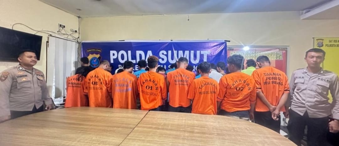 Ungkap Kasus Narkoba 7 Hari Kerja Sat Narkoba Polresta Deli Serdang