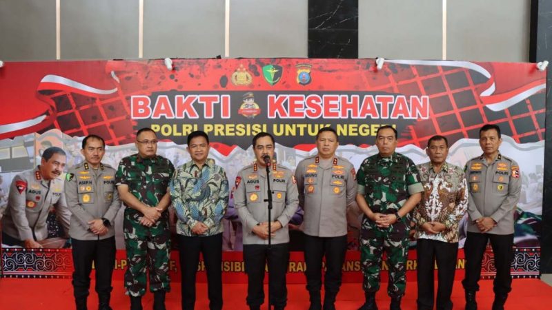 Wakapolri Tinjau Langsung Pelaksanaan Bhakti Kesehatan Polri di Convention Hall Kabupaten Deli Serdang