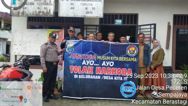 Perkuat Sinergitas, Kapolsek Berastagi Sambangi Kantor Desa Sempajaya